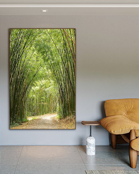 Quadro decorativo Caminho Bambu