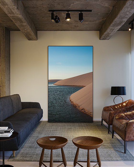 Quadro Decorativo Lençóis Maranhenses - Artista Bruno Lacerda