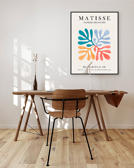 Quadro Decorativo Matisse Cores I - Artista Vitor Costa