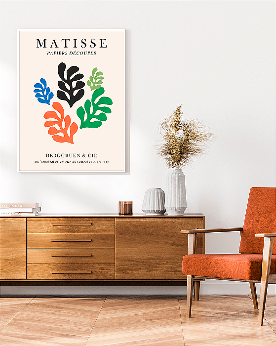 Quadro Decorativo Matisse Cores III - Artista Vitor Costa