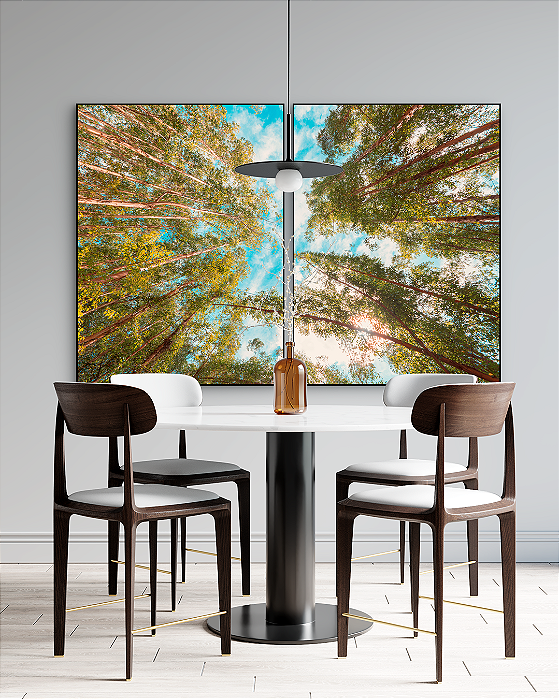 Conjunto com 02 Quadros Decorativos Natureza Exuberante - Artista James Hilton Becker