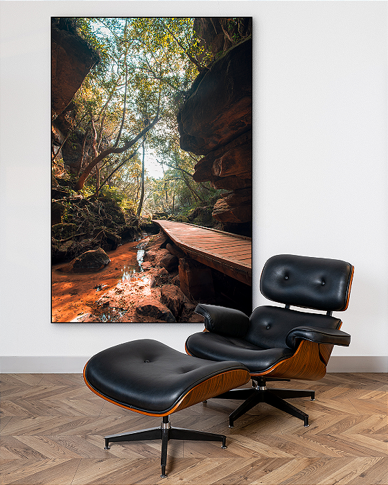 Quadro Decorativo Caminhar - Artista James Hilton Becker