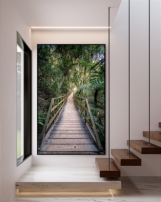 Quadro Decorativo Caminho na Natureza - Artista James Hilton Becker