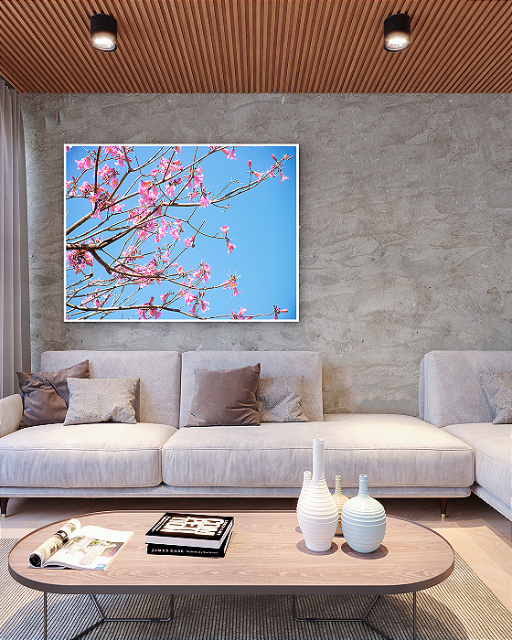 Quadro Decorativo Ipê Rosa - Artista James Hilton Becker