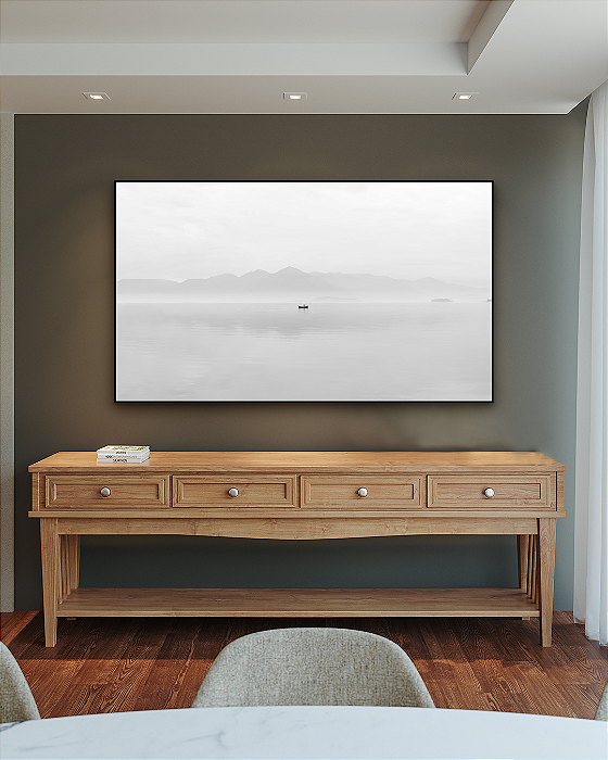 Quadro Decorativo Pescador - Artista James Hilton Becker
