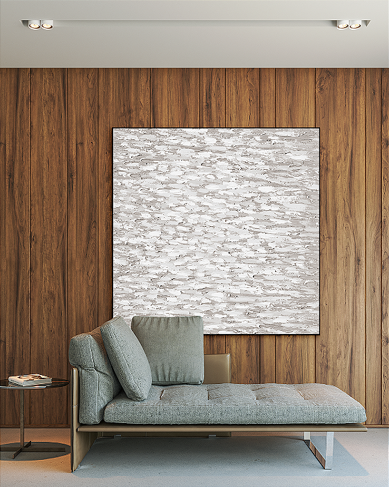 Quadro Decorativo Abstrato Fendi
