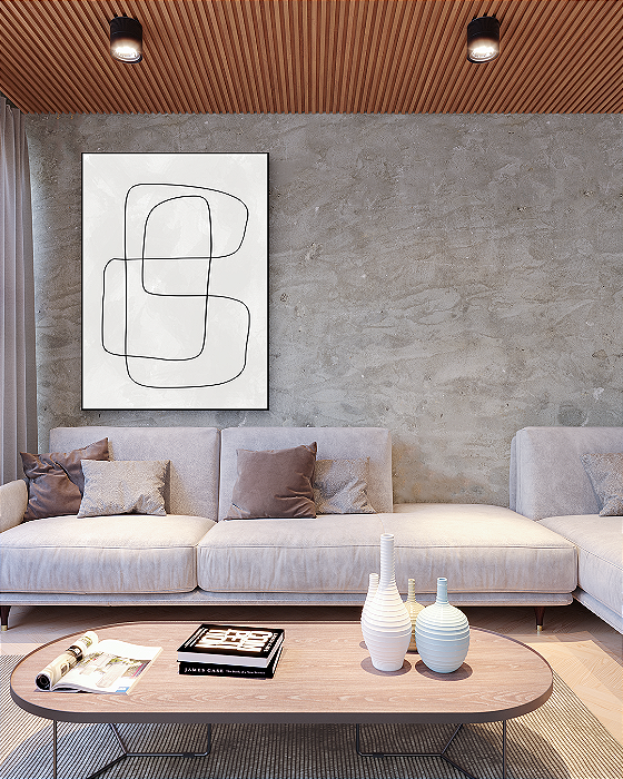 Quadro Decorativo Linha Minimalista