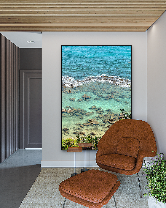 Quadro Decorativo Mar Esmeralda - Artista Sofia Monzani