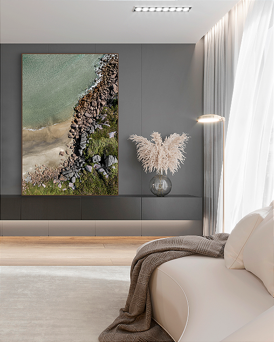 Quadro Decorativo Canto da Galheta - Artista Sofia Monzani