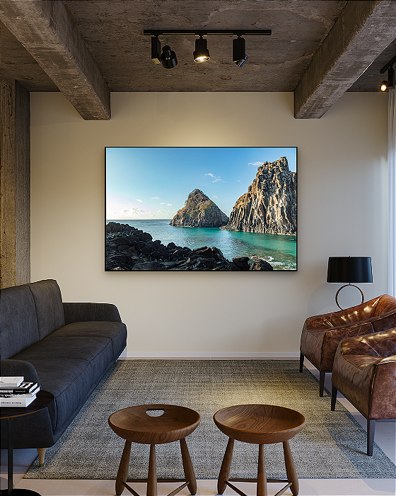 Quadro Decorativo Morro Dois Irmãos - Artista Sofia Monzani