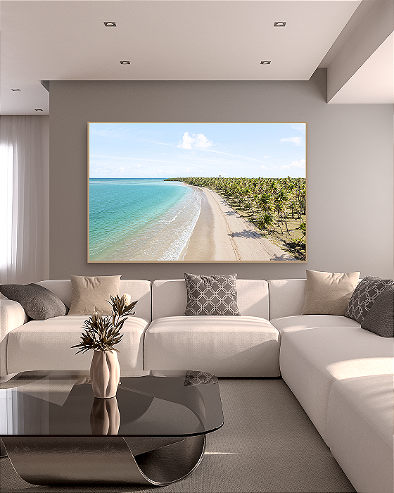 Quadro Decorativo Praia - Artista Sofia Monzani