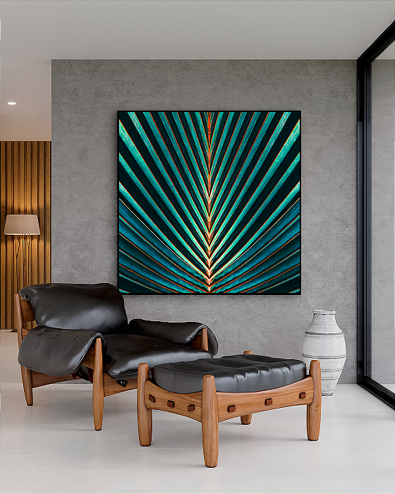 Quadro Decorativo Folha Palmeira
