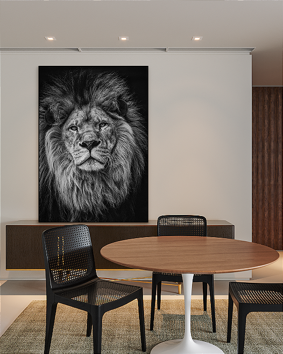 Quadro decorativo Leão
