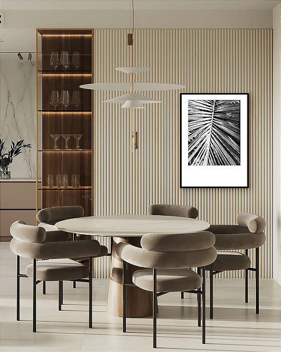 Quadro Linhas da Natureza com Paspatur Branco - Artista Quintal Fotografia