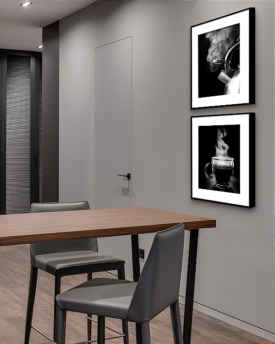 Conjunto com 02 Quadros Café com Paspatur - Artista Quintal Fotografia