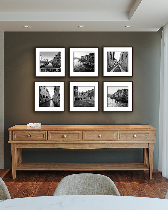 Conjunto com 02 Quadros Passeio pela Itália com Paspatur - Artista Quintal Fotografia