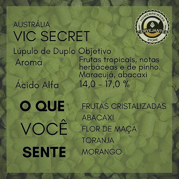 Lúpulo Vic Secret - 50g