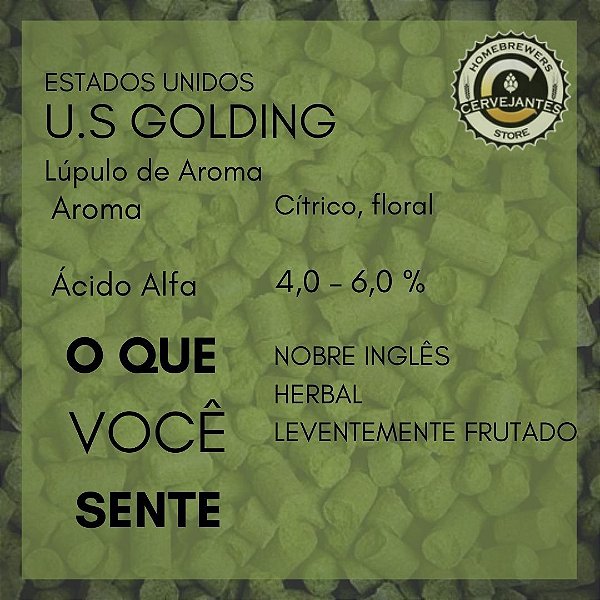 Lúpulo U.S Golding - 50g