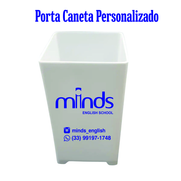 50 porta caneta personalizado
