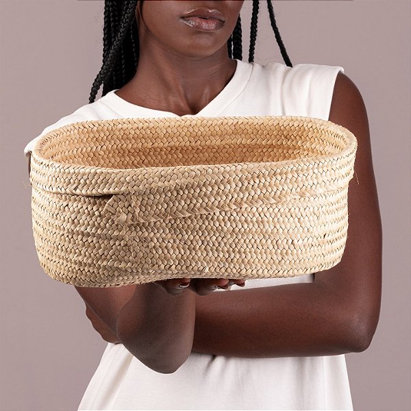Cesta Oval por Artesãs de Várzea Queimada