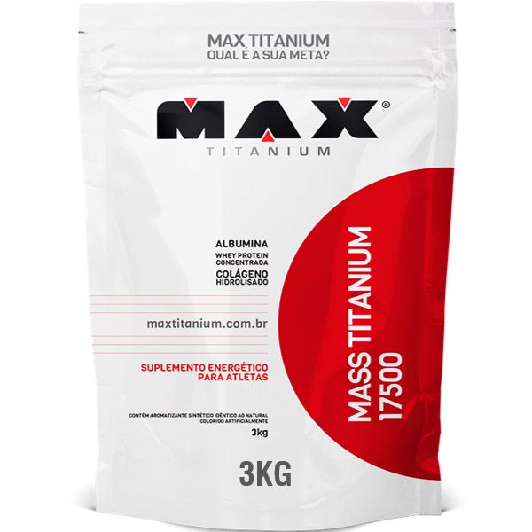 Massa Hipercalórico Max Titanium 17500 3kg - MR2 Suplementos Alimentares -  Whey Protein, Hipercalórico, Termogênico, Combos, Saúde e muito mais!