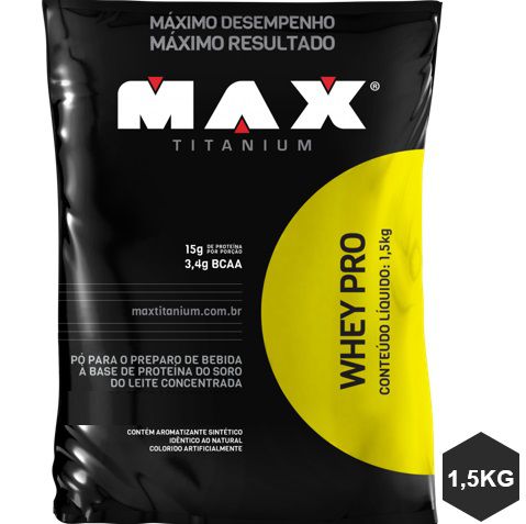 Whey Pro 1,5kg - Max Titanium