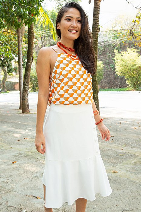 SAIA MIDI NATASHA OFF WHITE