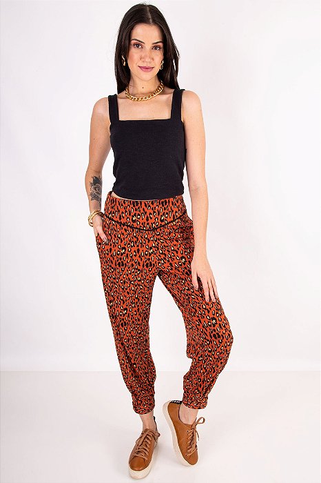 CALÇA SARA TERRACOTA