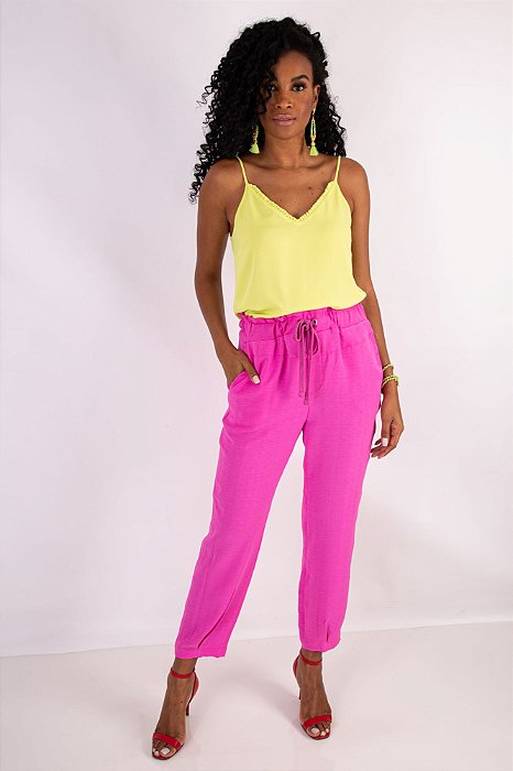 CALÇA ANA PAULA ROSA ORCHID