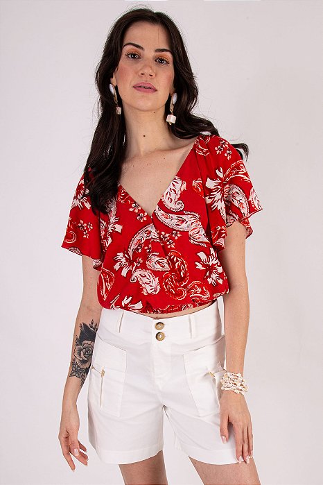 BLUSA RED CASHMERE