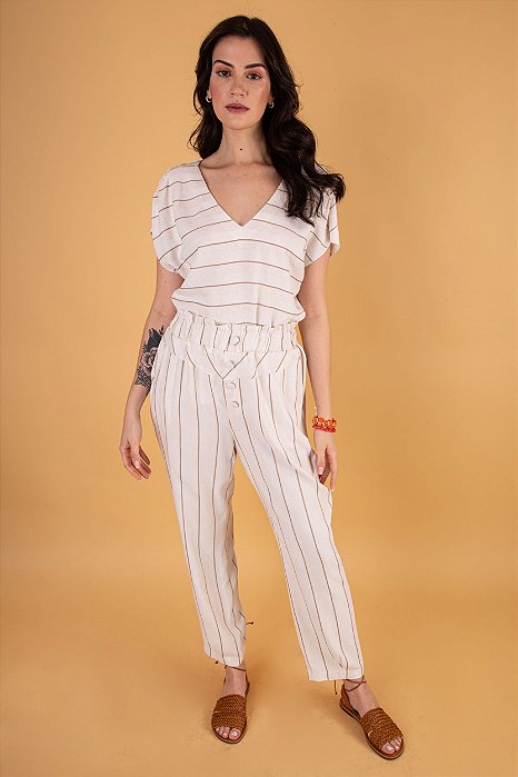CALÇA LINEN HANNAH