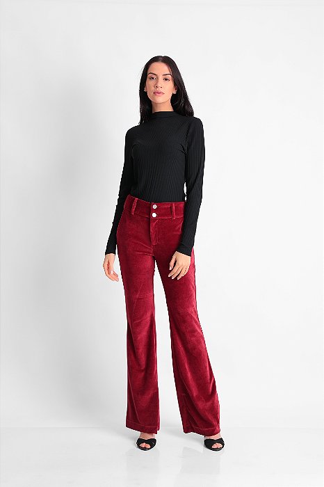 BLUSA GOLA MANGA LONGA CANELADA PRETO NICOLE