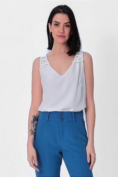 REGATA CREPE OFF WHITE DOMINIQUE