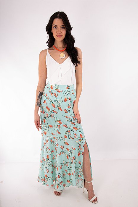 SAIA LONGA ESTAMPADA DÉBORA