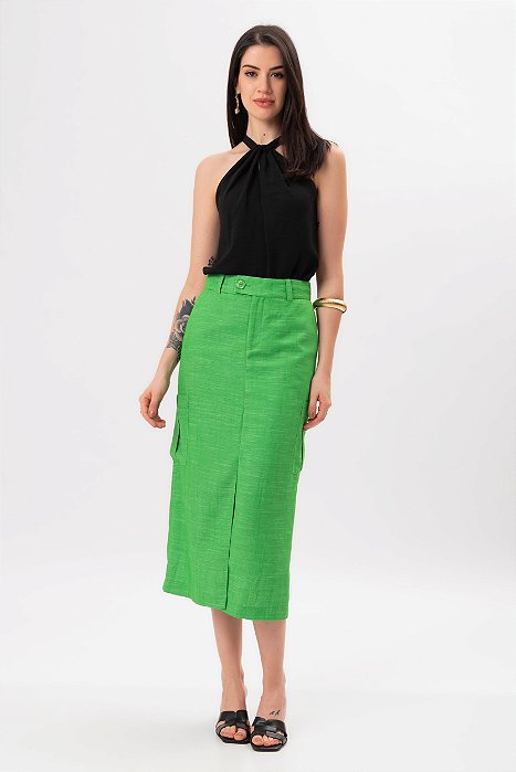 SAIA MIDI VERDE TATY