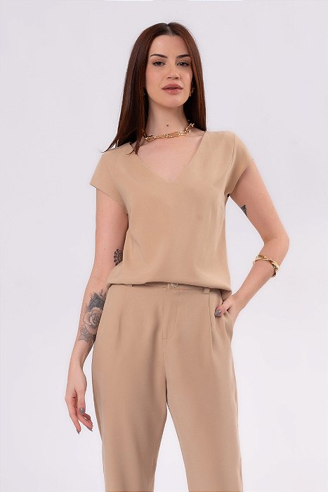 BLUSA LAURA BEGE