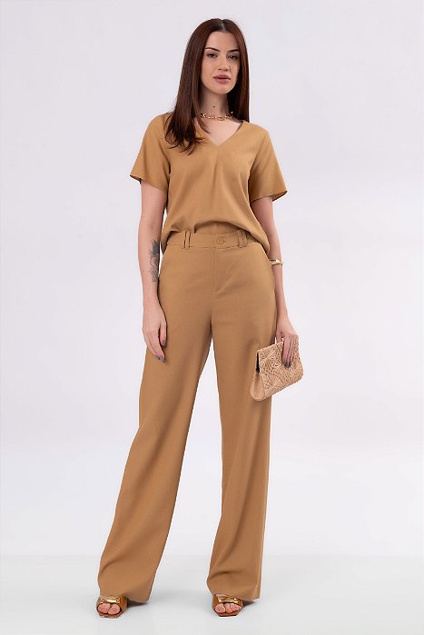 CALÇA CAMILA OCRE