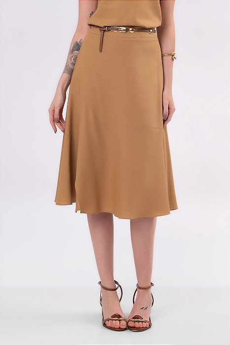 SAIA MIDI CAMILA OCRE