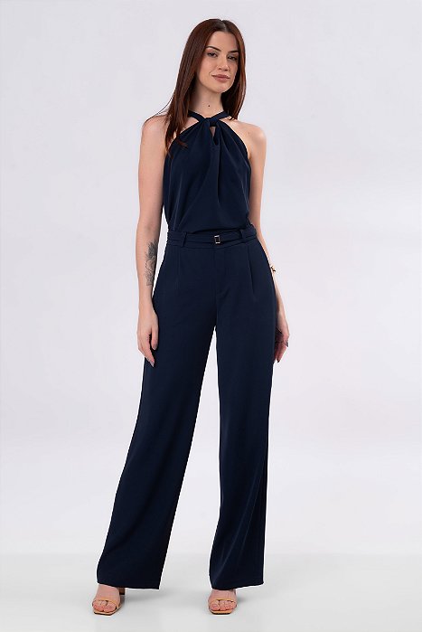 CALÇA NEW ANA LÍVIA AZUL MARINHO