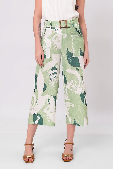 CALÇA PANTACOURT FLORAL