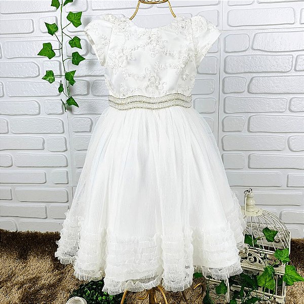 vestido branco de festa de batizado infantil petit cherie - Amor Perfeito  Kids e Teens moda infantil e tumblr teen