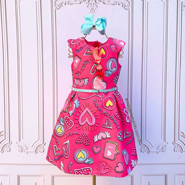 vestido infantil social