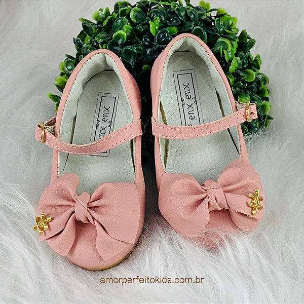 sapato boneca infantil rosa
