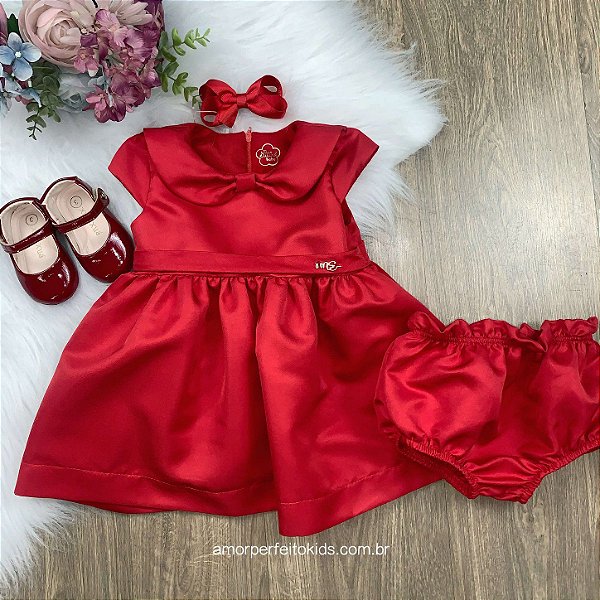 vestido mon sucre vermelho