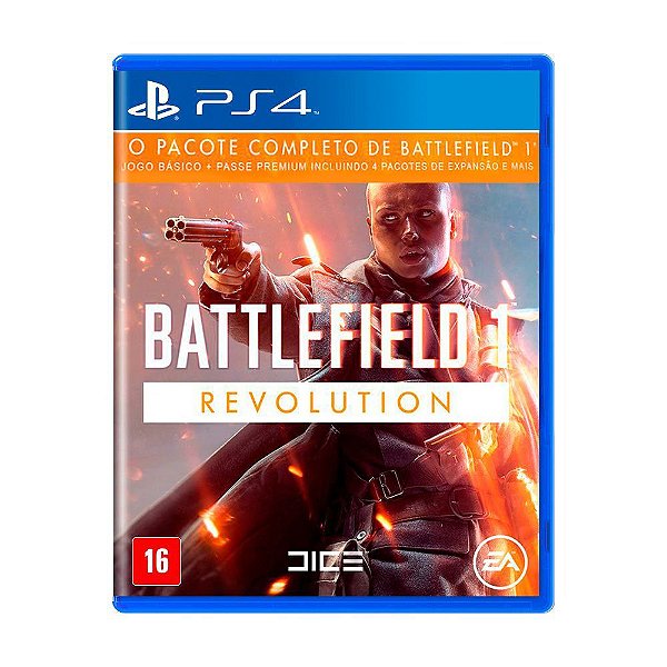 Jogo Battlefield 1 Revolution - PS4 Mídia Física