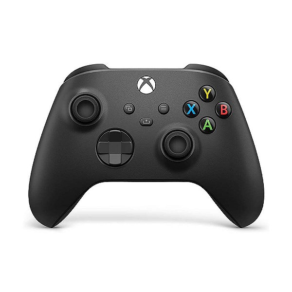 Controle Sem fio Carbon Black Xbox One Series X/S - Microsoft