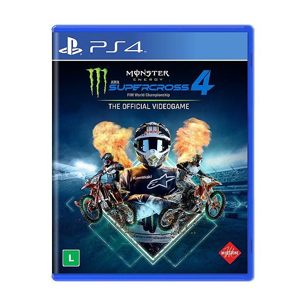 Jogo Monster Energy Supercross 4 - The Official Videogame - PS4