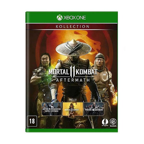 Jogo Mortal Kombat 11 Aftermath - Xbox one Mídia Física