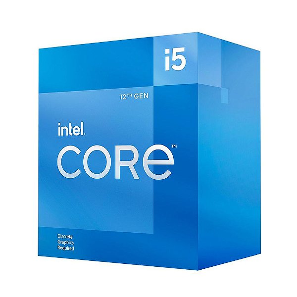 Processador Intel Core I5 12400F 2.5Ghz Max 4.4Ghz LGA1700 S/ Video