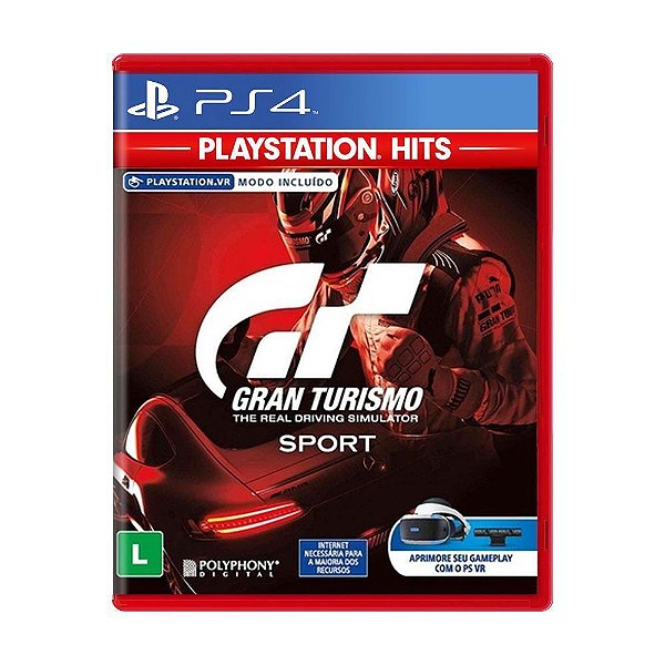 Jogo Gran Turismo Sport (Playstation Hits) - PS4 Mídia Física